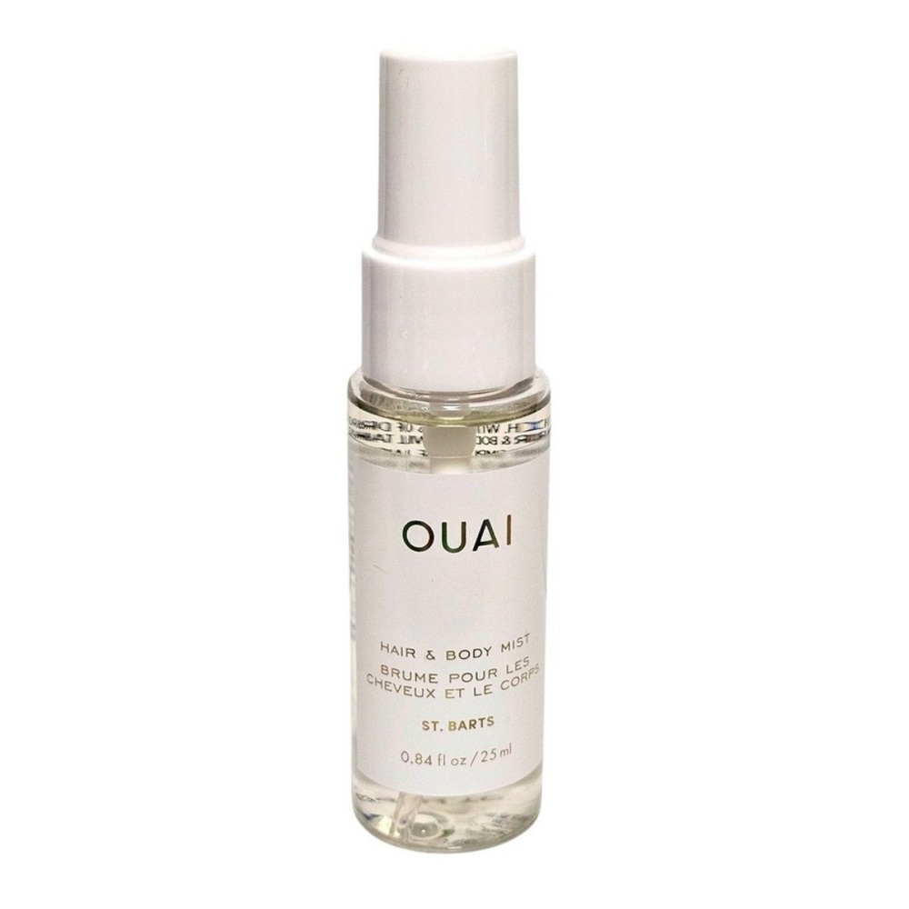 OUAI St. Barts Hair & Body Mist in Clear Bottle
